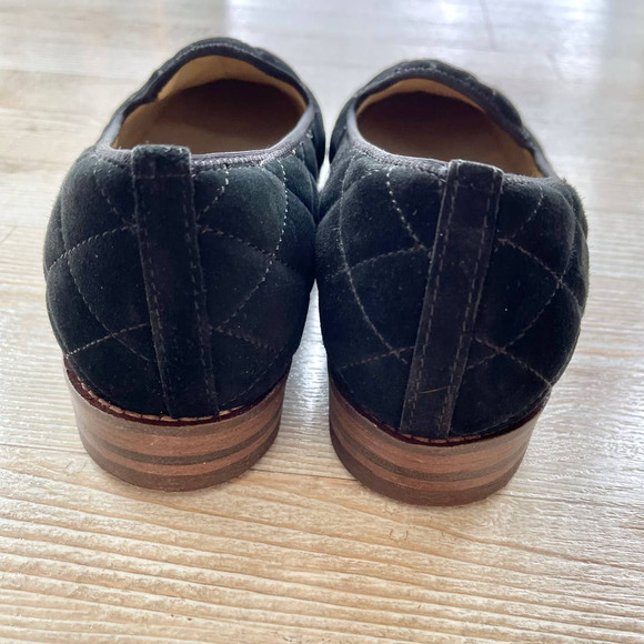 Ara Katrice Quilted Suede Loafer | Black Size 7 - Picture 7 of 9
